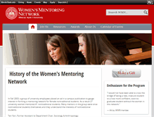 Tablet Screenshot of mentoringnetwork.illinoisstate.edu