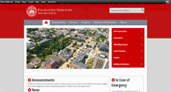 Desktop Screenshot of facilities.illinoisstate.edu