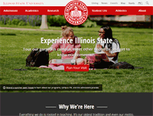 Tablet Screenshot of illinoisstate.edu