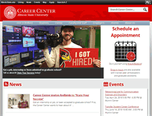 Tablet Screenshot of careercenter.illinoisstate.edu