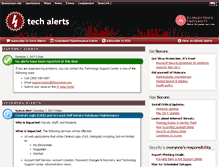 Tablet Screenshot of alerts.illinoisstate.edu