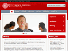 Tablet Screenshot of conferences.illinoisstate.edu