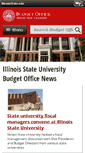 Mobile Screenshot of budget.illinoisstate.edu