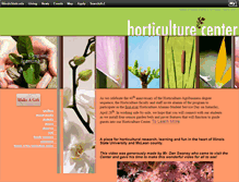 Tablet Screenshot of horticulturecenter.illinoisstate.edu