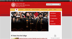 Desktop Screenshot of cas.illinoisstate.edu