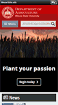 Mobile Screenshot of agriculture.illinoisstate.edu