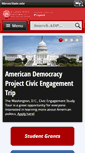 Mobile Screenshot of americandemocracy.illinoisstate.edu