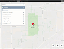 Tablet Screenshot of maps.illinoisstate.edu