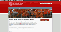 Desktop Screenshot of academicsenate.illinoisstate.edu
