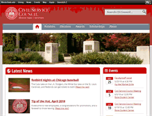 Tablet Screenshot of cscouncil.illinoisstate.edu