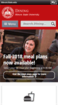 Mobile Screenshot of dining.illinoisstate.edu