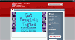 Desktop Screenshot of healthservices.illinoisstate.edu